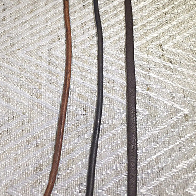 "One Love" Freshwater Pearl and Leather Dangling Earrings - Klara Haloho - 3