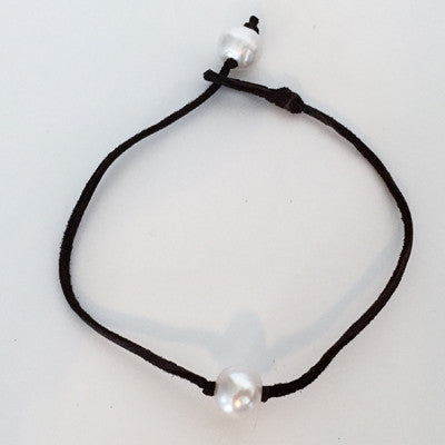 "One Love" Freshwater Pearl Anklet - Klara Haloho - 3