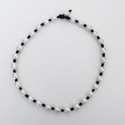 "Knot Another Classic" Freshwater Pearl Necklace - Klara Haloho - 6