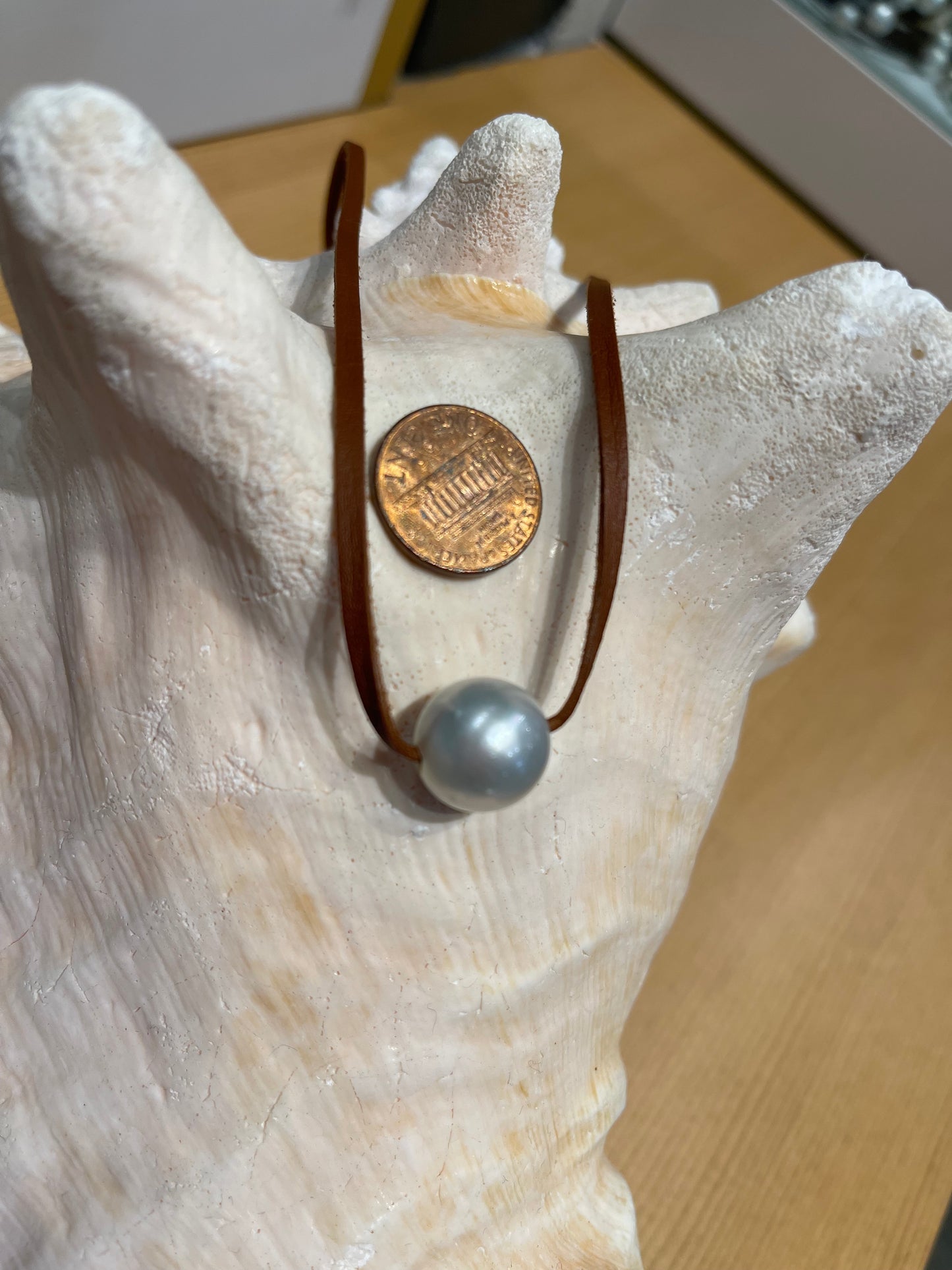 "One Love" Sliding South Sea Pearl Necklace