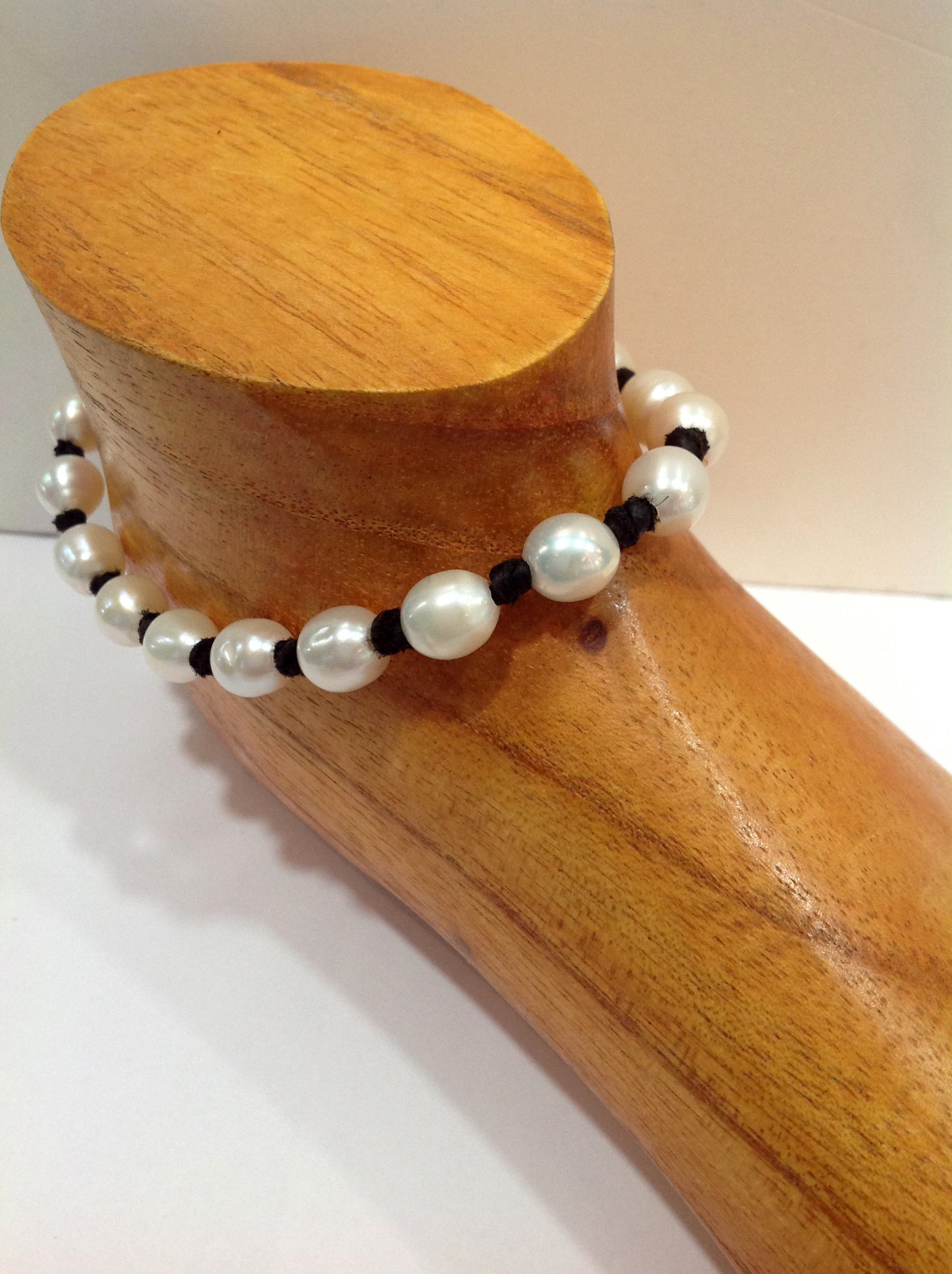 "Knot Another Classic" Freshwater Pearl Anklet - Klara Haloho - 4