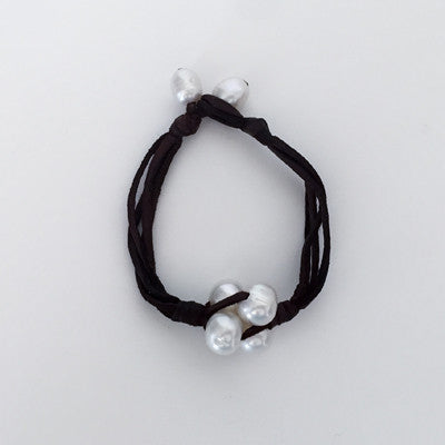 "Simply Knot" Freshwater Pearl Bracelet - Klara Haloho - 2
