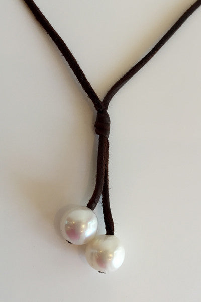 "Sweet Cherries" Freshwater Pearl Necklace - Klara Haloho - 3